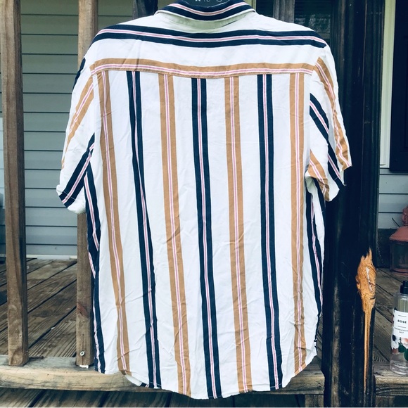 Denim & Flower Multicolor Striped Button Down Shirt - Picture 5 of 9